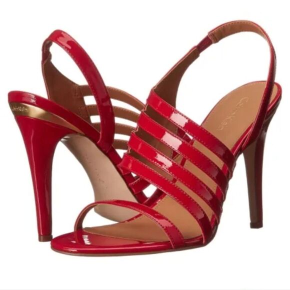 CALVIN KLEIN MARIAN SLINGBACK HIGH HEEL STILETTOS SANDAL G1 - Picture 13 of 16